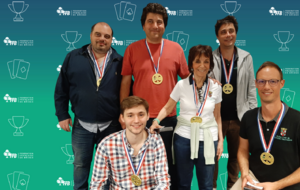 Le club de Garches-Vaucresson à nouveau 1 ier des Interclubs division 1 avec l'équipe Hilda Setton,Thomas Bessis, Cédric Lorenzini, Quentin Robert, Baptiste Combescure et Pierre Franceschetti